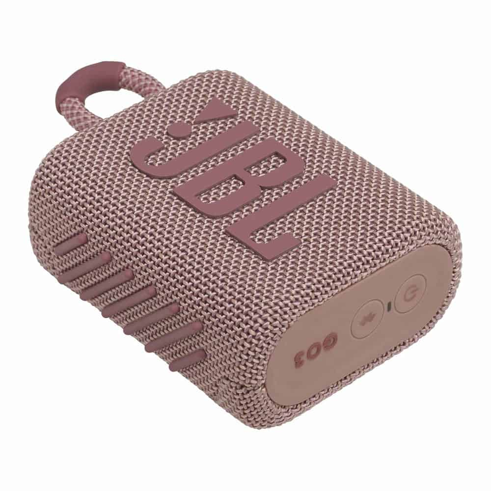 (image for) JBL GO 3 Compact Waterproof Portable Bluetooth Speaker Pink